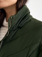 Phase Eight Green Amber Short Puffer Coat - Image 5 of 7