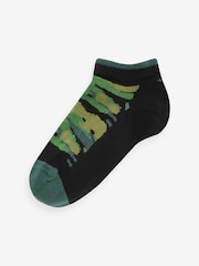 Black Bright Camo 7 Pack Cotton Rich Trainer Socks - Image 8 of 8
