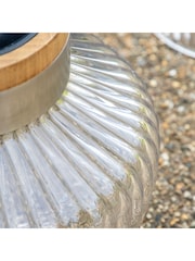 Gallery Clear Garden Large Meigh LED Solar Lantern - Image 3 of 5