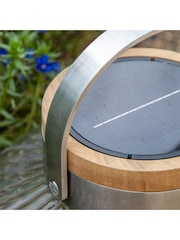 Gallery Clear Garden Large Meigh LED Solar Lantern - Image 4 of 5