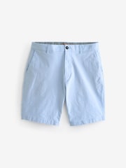 Navy/Light Blue Oxford Straight Fit Stretch Chino Shorts 2 Pack - Image 10 of 13