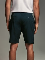 Navy/Light Blue Oxford Straight Fit Stretch Chino Shorts 2 Pack - Image 6 of 13