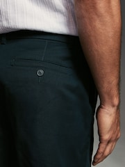 Navy/Light Blue Oxford Straight Fit Stretch Chino Shorts 2 Pack - Image 8 of 13