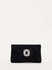 Phase Eight Black Sparkle Clutch Bag - Image 2 of 7