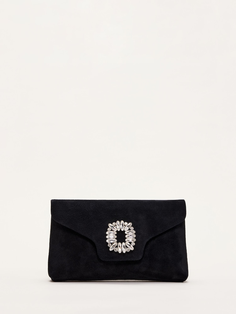 Phase Eight Black Sparkle Clutch Bag - Image 2 of 7 Phase Eight Black Sparkle Clutch Bag - Image 2 of 7