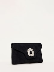 Phase Eight Black Sparkle Clutch Bag - Image 3 of 7