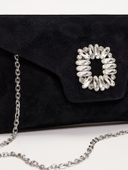 Phase Eight Black Sparkle Clutch Bag - Image 4 of 7
