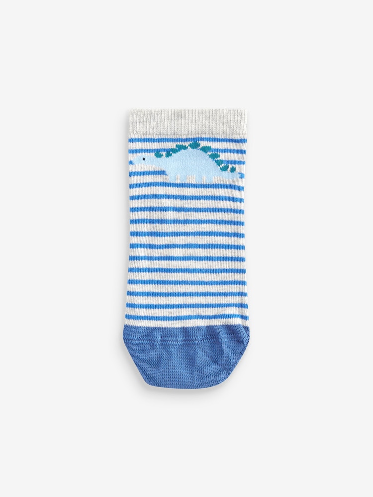Blue Dinos Rich Trainers Socks 7 Pack - Image 2 of 8
