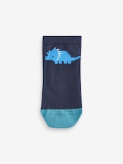 Blue Dinos Rich Trainers Socks 7 Pack - Image 4 of 8