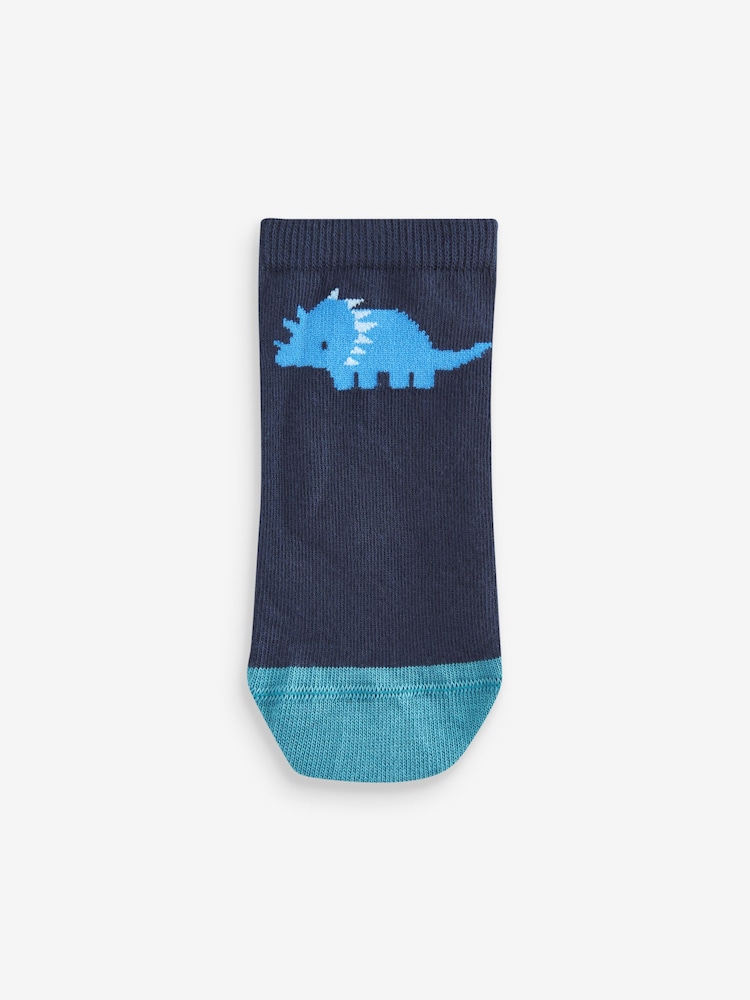 Bleu motif dinosaure - Paquet de chaussettes Rich Trainers 7 - Image 4 of 8