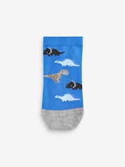Blue Dinos Rich Trainers Socks 7 Pack - Image 5 of 8