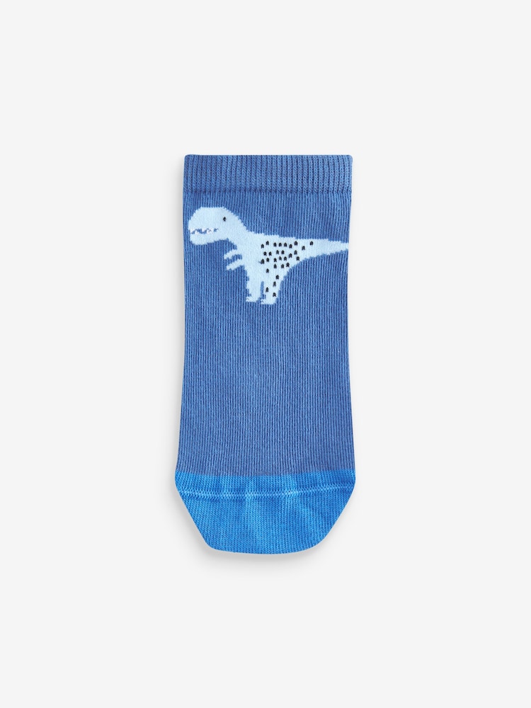Bleu motif dinosaure - Paquet de chaussettes Rich Trainers 7 - Image 7 of 8
