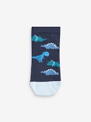 Blue Dinos Rich Trainers Socks 7 Pack - Image 8 of 8
