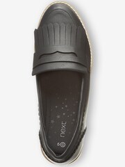Black Narrow Fit (E) School Tassel Loafers - Image 5 of 9