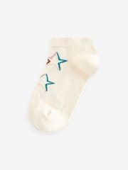 Tonal Stars Cotton Rich Trainer Socks 7 Pack - Image 2 of 8
