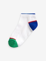 Bright Colourblock Cotton Rich Trainer Socks 7 Pack - Image 3 of 8