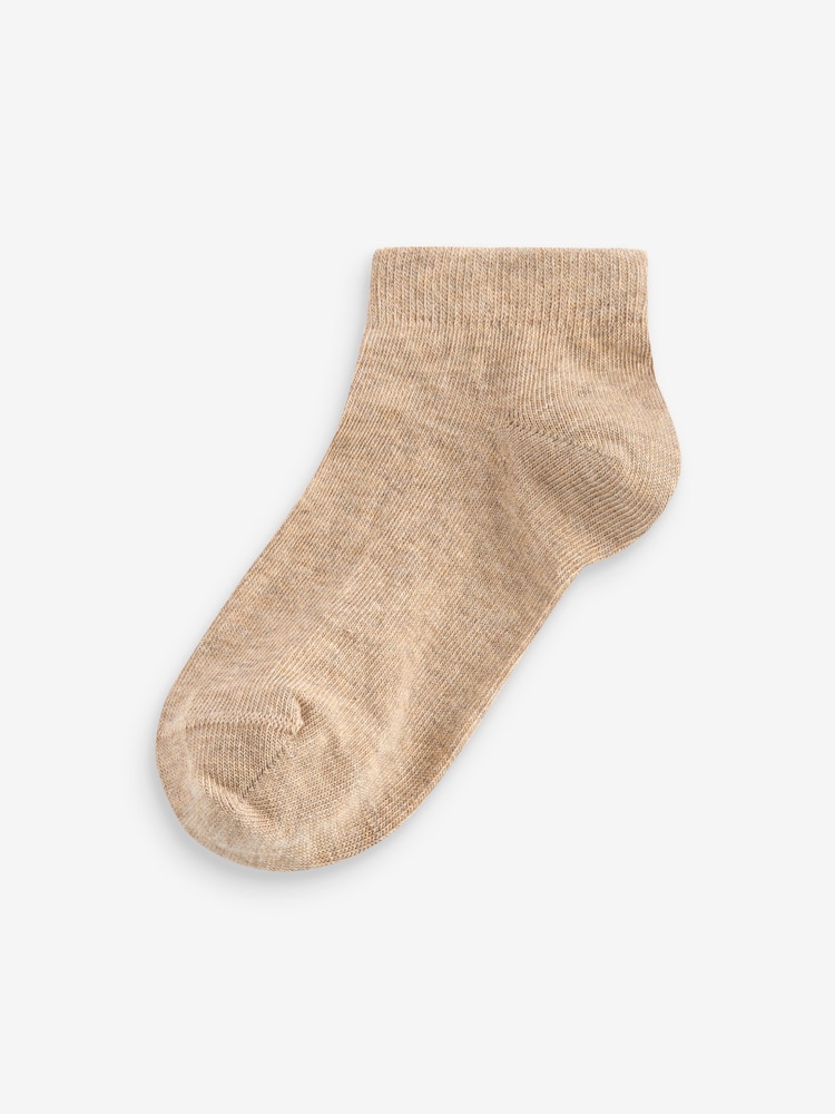Neutral Rich Trainers Socks 7 Pack - Image 6 of 8