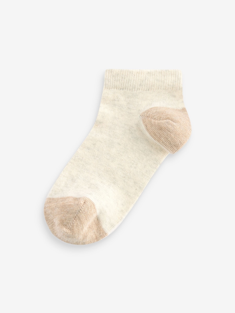 Neutral Rich Trainers Socks 7 Pack - Image 7 of 8