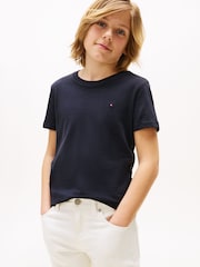 Tommy Hilfiger Navy Blue Basic T-Shirt - Image 1 of 5