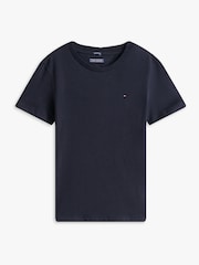 Tommy Hilfiger Navy Blue Basic T-Shirt - Image 5 of 5