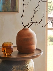 Brown Mango Wood Tonal Vase - Image 1 of 3