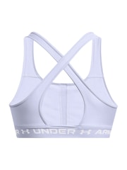 Under Armour Lilac Purple Crossback Mid Support Bra - Image 4 of 4