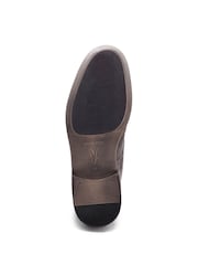 AllSaints Grey Harland Lace-Up Suede Boots - Image 5 of 6