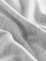 Grey Marl Short Sleeve Basic Crew Neck Regular Fit T-Shirt - Image 7 of 7