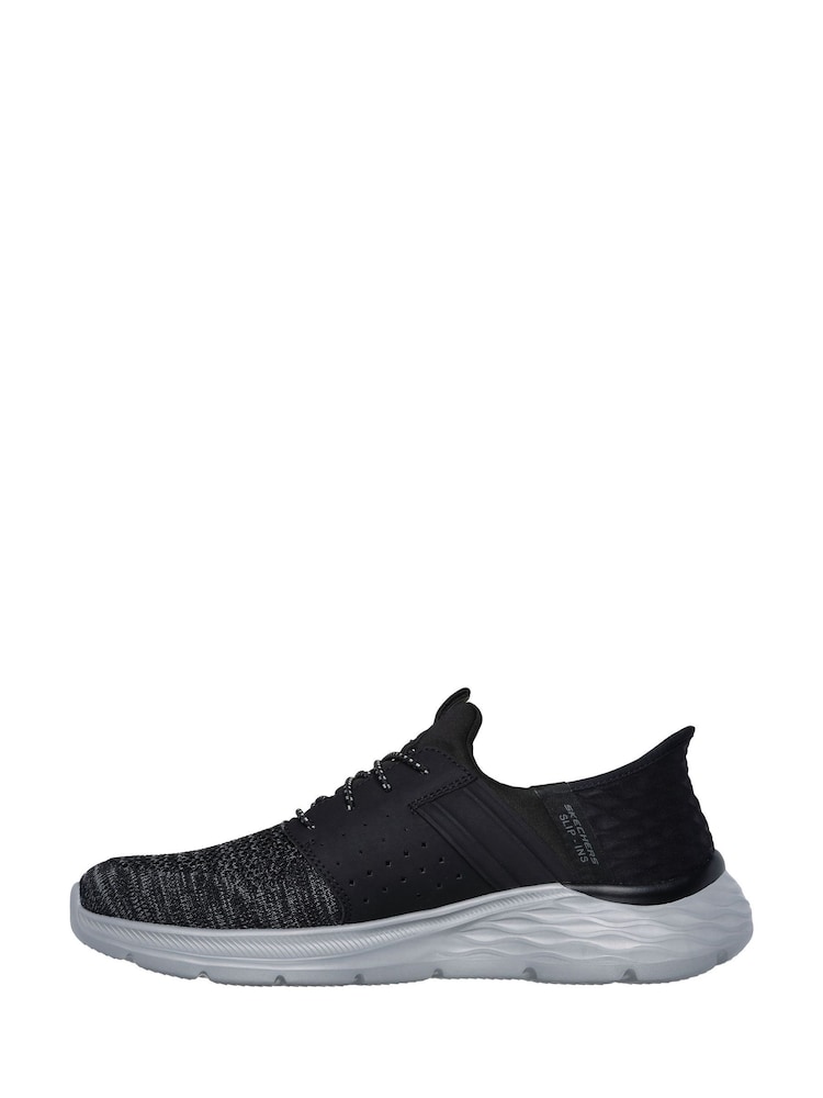 Черный - кроссовки-слипоны Skechers Garner Newick - Изображение 2 из 5 Черный - кроссовки-слипоны Skechers Garner Newick - Изображение 2 из 5