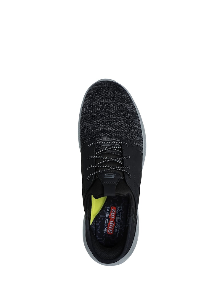 Чорний - Кросівки Skechers Garner Newick Slip In - Image 4 of 5