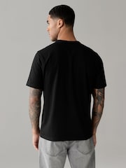 Noir - Manches courtes - Basic Crew Neck Regular Fit T-Shirt - Image 3 of 7