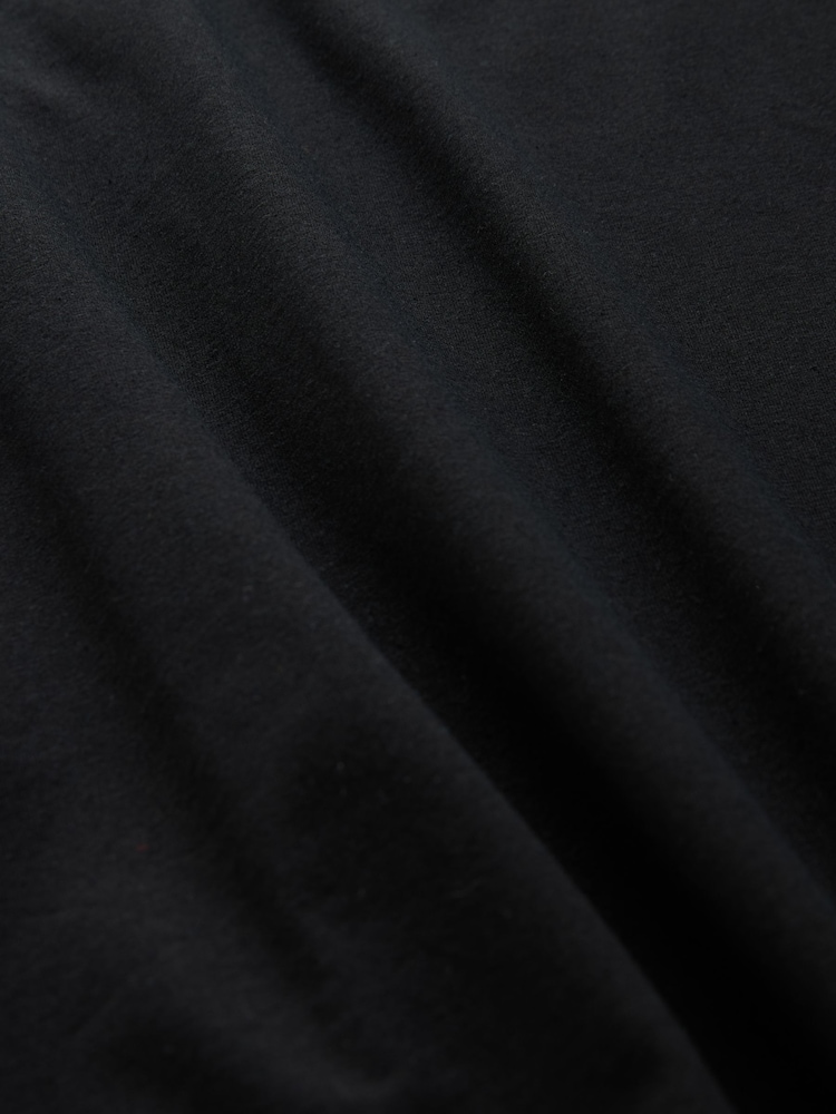 Noir - Manches courtes - Basic Crew Neck Regular Fit T-Shirt - Image 7 of 7