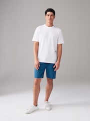 White Short Sleeve Basic Crew Neck Regular Fit T-Shirt - Image 2 of 7
