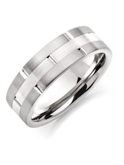 Beaverbrooks Mens Titanium Ring - Image 1 of 4