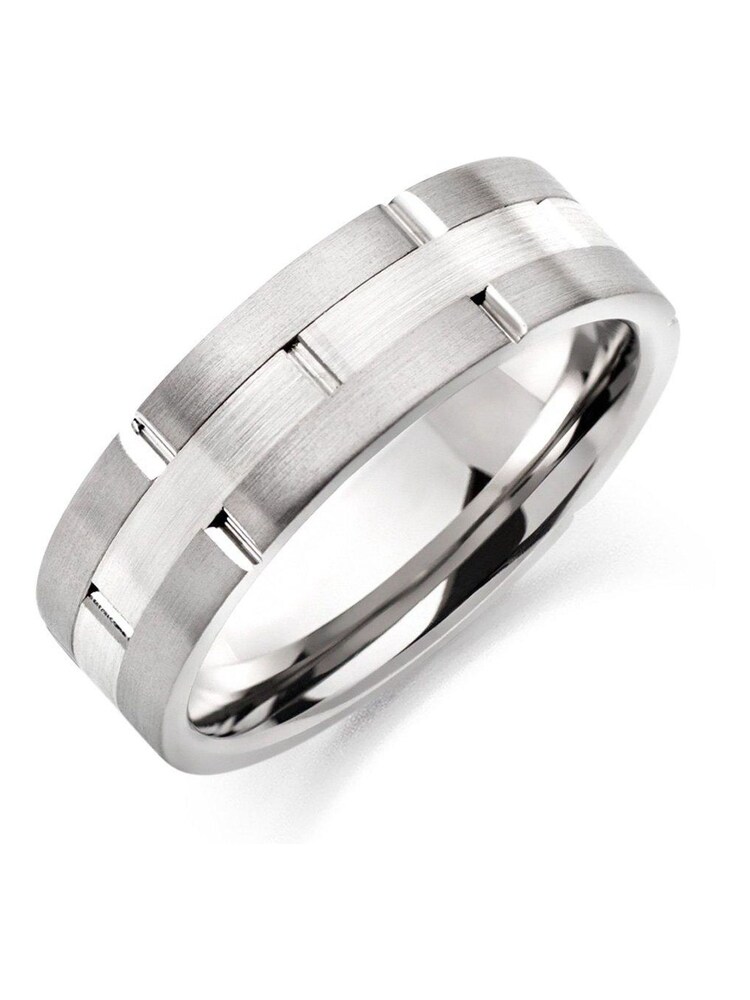 Beaverbrooks Mens Titanium Ring - Image 1 of 4
