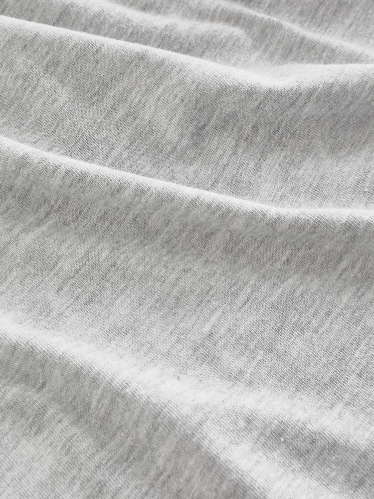 Schwarz/Weiß/Marine/Grau meliert - Basic T-Shirts mit Rundhalsausschnitt 4er-Pack - Image 13 of 13