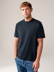 Schwarz/Weiß/Marine/Grau meliert - Basic T-Shirts mit Rundhalsausschnitt 4er-Pack - Image 2 of 13