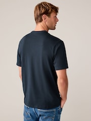 Schwarz/Weiß/Marine/Grau meliert - Basic T-Shirts mit Rundhalsausschnitt 4er-Pack - Image 5 of 13