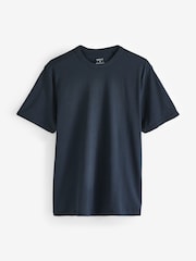 Schwarz/Weiß/Marine/Grau meliert - Basic T-Shirts mit Rundhalsausschnitt 4er-Pack - Image 9 of 13