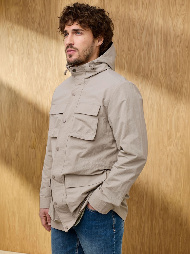 Cotton Traders Grey Signature Lightweight Showerproof Jacket - Image 1 of 4