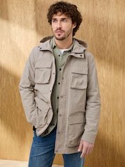 Cotton Traders Grey Signature Lightweight Showerproof Jacket - Image 3 of 4