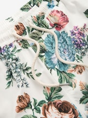 Multi Edit Floral Print Dock 100% Cotton Shorts - Image 6 of 8
