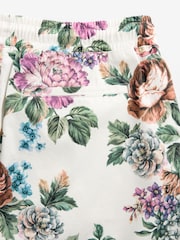 Multi Edit Floral Print Dock 100% Cotton Shorts - Image 8 of 8