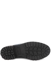 Pavers Blue Wide Fit Heeled Moccasins - Image 5 of 6