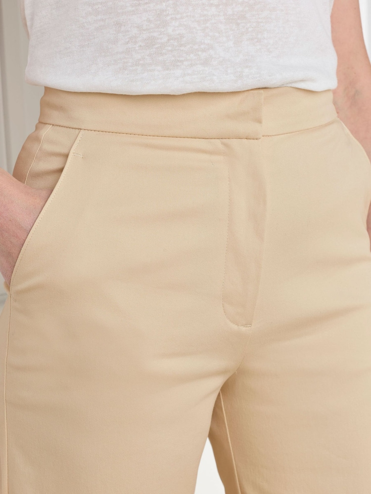 Cotton Traders Brown Ankle Grazer Chino Trousers 27" - Image 4 of 4 Cotton Traders Brown Ankle Grazer Chino Trousers 27" - Image 4 of 4