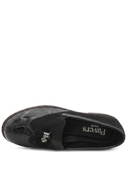 블랙 - Pavers Wide Fit Heeled Moccasins - 6의 이미지 5