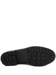 블랙 - Pavers Wide Fit Heeled Moccasins - 6의 이미지 6