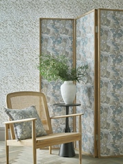 Clarke & Clarke William Morris Designs Slate Dove Acanthus 10.05M Wallpaper - Image 1 of 2