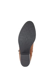 Marron fauve - Bottines Pavers à talon style western - Image 6 de 6