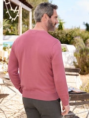 Cotton Traders Pink Luxury Crew Neck Jumper - Image 3 of 3